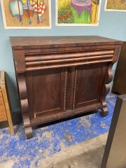 Antique American Empire Mahogony Buffet