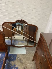 Vintage French Rococo Style Wall Mirror