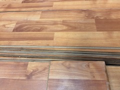 Warm Tone Faux Wood Laminate Flooring