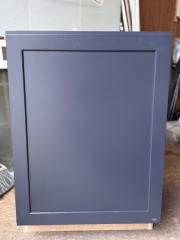Shaker Style Navy Blue Lower Kitchen Cabinet