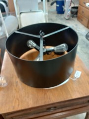 Black metal Light Fixture