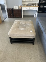 Beige Ottoman\/Coffee Table