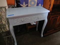 Painted Narrow Hallway Table