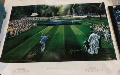 Sunday In Augusta Ted Hamlin Signed By Artist 1980 Palmer\/Nicholas The Masters