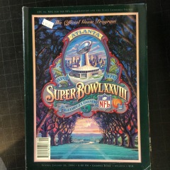 DALLAS COWBOYS vs BUFFALO BILLS Super Bowl XXVIII Program EMMITT SMITH MVP