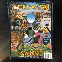 Super Bowl XXXII 32 Denver Broncos vs Green Bay Packers NFL Football PROGRAM