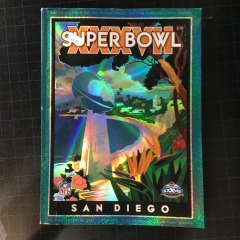 Super Bowl XXXVII 37 Program Holographic Stadium Version Bucs Raiders
