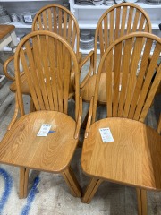Oak Swivel Chair
