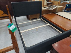 QUEEN SIZE SLATE GRAY BED FRAME