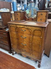 Antique Chest w\/ Mirror
