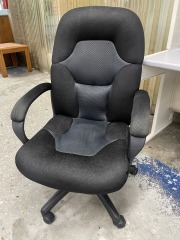 Comfy Black Mesh Office Chair