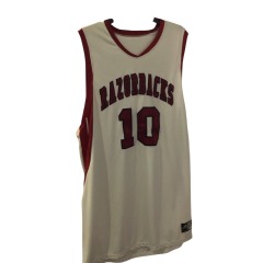 Arkansas Razorbacks Ronnie Brewer number 10 signed basketball jersey