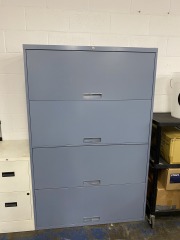Periwinkle Barrister Style Lateral Filing Cabinet