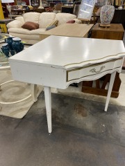 White French Provincial Style Corner Desk