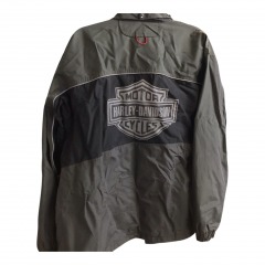 Harley Davidson Jacket Black & Gray Water Resistant Jacket M
