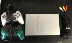 Sony PlayStation 2 Slim Bundle 1 controller 2  NO POWER CORD *UNTESTED SOLD AS IS*
