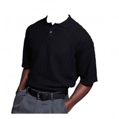 3540 P7 | ADPT Knit Texture Polo Shirt