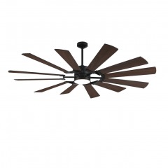 3545 PAL | DOOZOLER Ceiling Fan w\/ LED Light & Remote