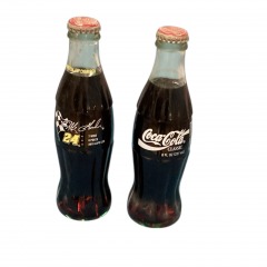 Pair of 1995 Jeff Gordon Coke Bottles