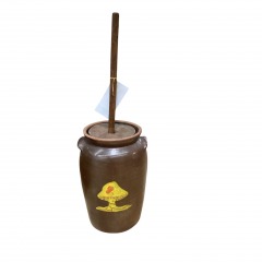 Vintage Stoneware Butter Churn