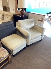 Arm Chair + Ottoman