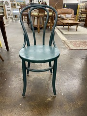 Green Vintage Bent Wood Chair