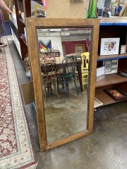 Classic Solid Wood Wall Mirror (44 1\/2 x 22 1\/2)