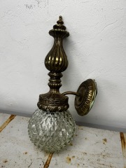 Vintage Golden Hollywood Regency Sconce
