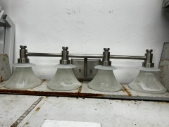 Hampton Bay Satin Nickel Vanity Light