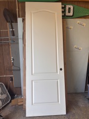 Off-White Solid Wood Door 32\