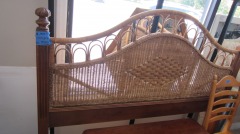 Queen Wicker Headboard w\/Frame