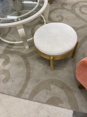 Blonde Wood Footstool