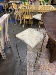 Swivel High Top Metal Bar Stool (each)