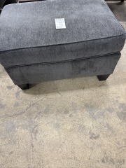 Grey Ottomon By Ashley Furniture