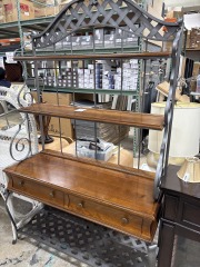 Large Ethan Allen Bakers Rack