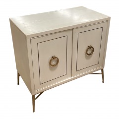 Bernhardt 2 Door Armoire Bone in Alabaster