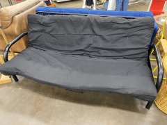 Black Metal Futon