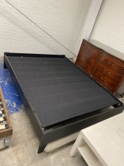 Sturdy Black Queen Platform Bed Frame