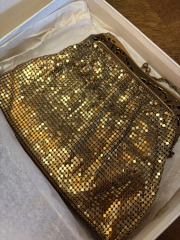 1940s Whiting and Davis Colton mesh evening bag