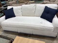 Lexington White Sofa