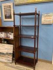 Wooden Open Shelf Unit