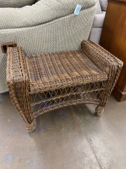 Lil Wicker Bench