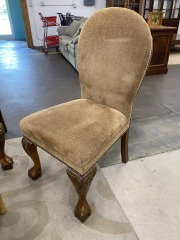 Regal Round Back Clawfoot Chair (each)