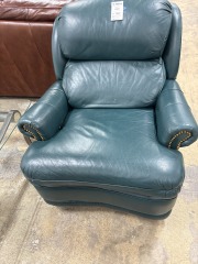 Green Leather Recliner