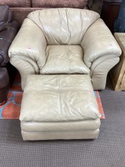 Arm Chair + Ottoman