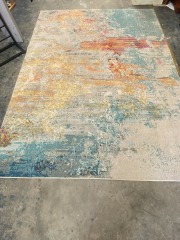 Multicolor Tan  7x10ft