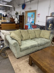 Sea Foam Sage Sleeper Sofa (No Delivery)