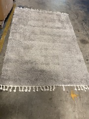 Gray shag 4x7ft Rug