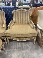 Grandiose Duo Pattern Armchair (Each) X2