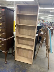 Driftwood Look Tall Bookshelf